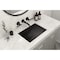 Ruvati 16 x 13 inch Gunmetal Black Undermount Bathroom Sink Stainless Steel RVH6106BL - alternate 7